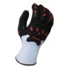 Armor Guys 04-314 Extraflex A4 Acrylic Fleece Lined Blue Impact Glove HCT 3/4 Dip Latex Foam