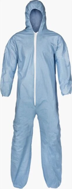 Lakeland 7428B Pyrolon Plus 2 Disposable Coverall With Elastic Wrists And Ankles Attached Hood, No Boots