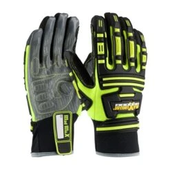 PIP 120-5250 Roustabout KV Synthetic Leather Palm W/ Silicone Grip And Fabric Back DuPont Kevlar Lined Per Case Of 72
