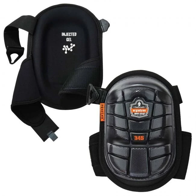 Ergodyne ProFlex 345 Injected Gel Knee Pads - Long Hard Cap 1 Ergodyne ProFlex 345 Injected Gel Knee Pads - Long Hard Cap