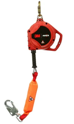 3M Protecta 3590540 20' Leading Edge Self-Retracting Lifeline, Thermoplastic Housing, Galvanized Cable