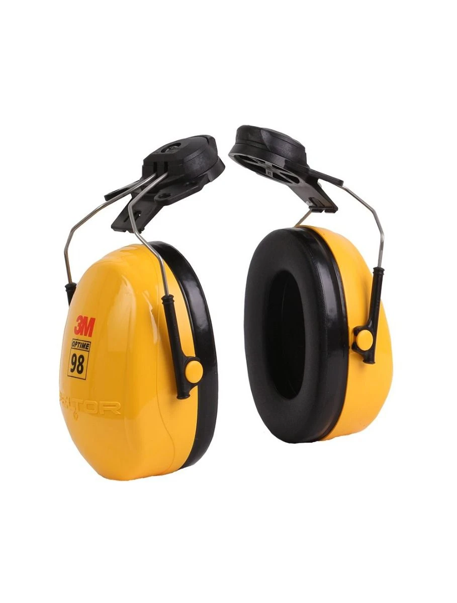 3M H9P3E Peltor Optime 98 Cap Mount Earmuffs 1 3M H9P3E Peltor Optime 98 Cap Mount Earmuffs