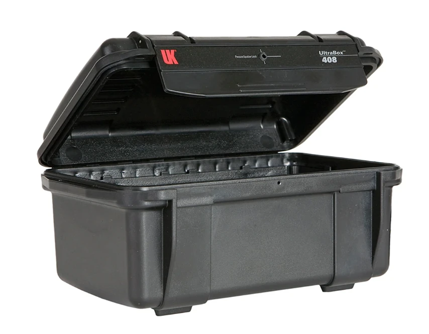 Underwater Kinetics 408 Black ABS Small Hard Case UltraBox (7.9" X 4.7" X 4.0" ID) 1 Underwater Kinetics 408 Black ABS Small Hard Case UltraBox (7.9" X 4.7" X 4.0" ID)