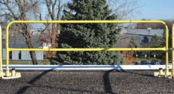 Garlock 409284 5.5' - 7.5' Adjustable Rail Guard For The Garlock Rooftop Rail System