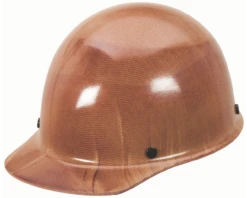 MSA 475395 Skullgard Protective Cap Natural Tan - W/ Fas-Trac III Suspension, Standard