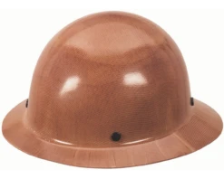 MSA 475407 Skullgard Full-Brim Natural Tan Hard Hat With Fas-Trac III Suspension