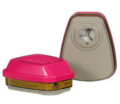 3M 60927 Mercury Vapor/Organic Vapor/Acid Gas Cartridge/Filter, P100 1 3M 60927 Mercury Vapor/Organic Vapor/Acid Gas Cartridge/Filter, P100