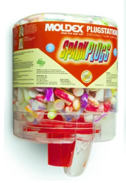 Moldex 6644 SparkPlugs PlugStation (250 Pairs) NRR 33 DB