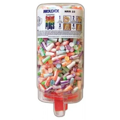 Moldex 6645 SparkPlugs PlugStation (500 Pairs) NRR 33 DB 1 Moldex 6645 SparkPlugs PlugStation (500 Pairs) NRR 33 DB
