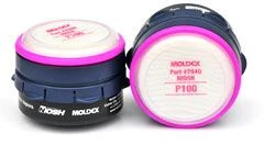 Moldex 7140 Organic Vapor Cartridges With P100 Filter For Moldex 7000/7800 Series Respirators