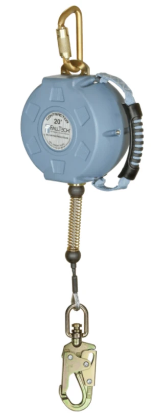 Falltech 727620 Contractor SRL With 20' Galvanized Cable And Anchorage Carabiner 1 Falltech 727620 Contractor SRL With 20' Galvanized Cable And Anchorage Carabiner