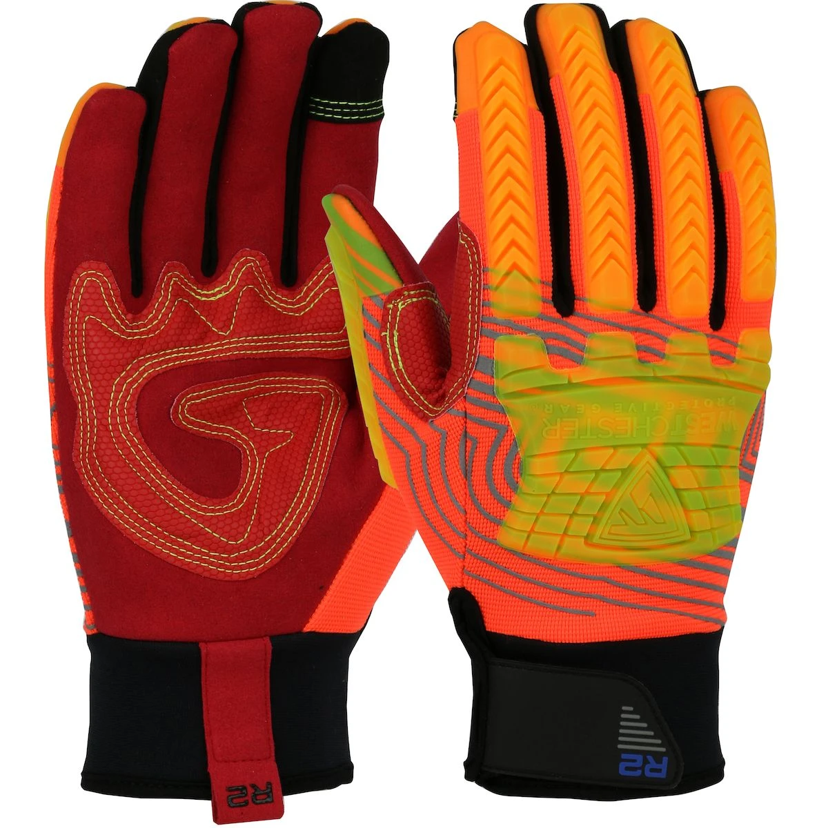 PIP 87840 Safety Rigger Synthetic Leather Reinforced Palm And Fabric Back - TPR Impact Protection Per 6 Pack 1 PIP 87840 Safety Rigger Synthetic Leather Reinforced Palm And Fabric Back - TPR Impact Protection Per 6 Pack