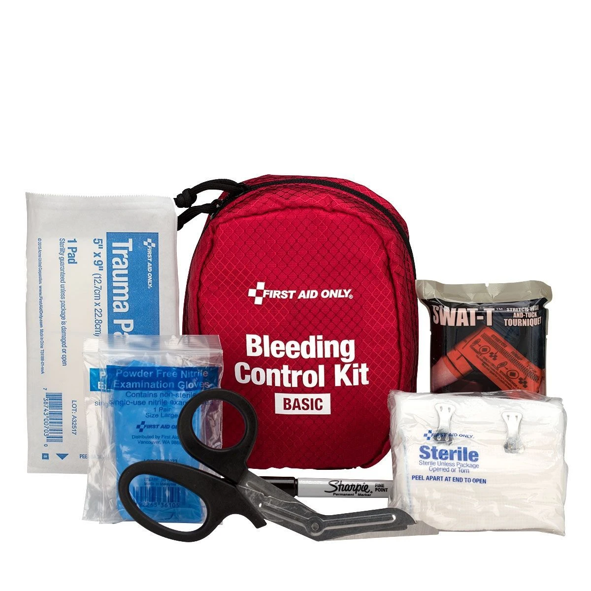 First Aid Only 90167 First Aid Essential Care Soft Sided First Aid Kit, 195 Pieces 1 First Aid Only 90167 First Aid Essential Care Soft Sided First Aid Kit, 195 Pieces
