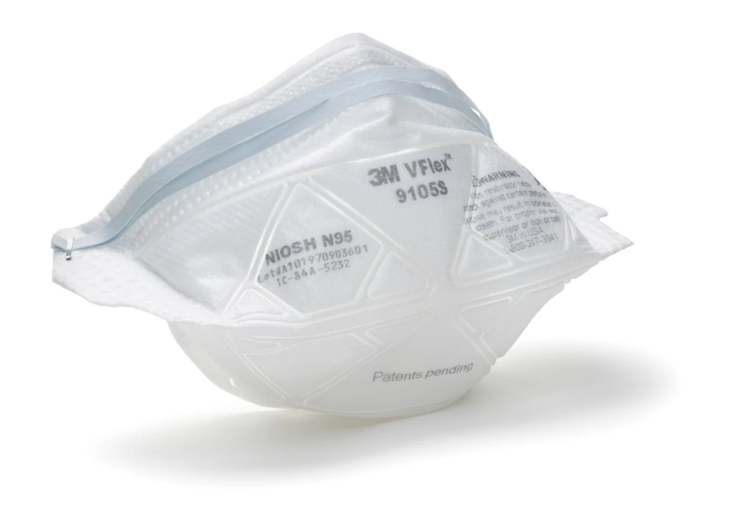 3M 9105S VFlex Particulate Respirator N95 Small 1 3M 9105S VFlex Particulate Respirator N95 Small