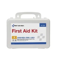 First Aid Only 91324 25 Person ANSI 2021 Class A Plastic First Aid Kit