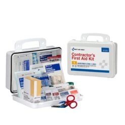 First Aid Only 91335 25 Person ANSI 2021 Class A Contractor Plastic First Aid Kit