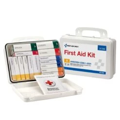 First Aid Only 91349 25 Person ANSI 2021 Class A 16 Unit Plastic First Aid Kit