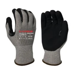 Armor Guys 00-300 Gray Kyorene A3 Cut Rated MicroFoam Nitrile Palm Grip Glove