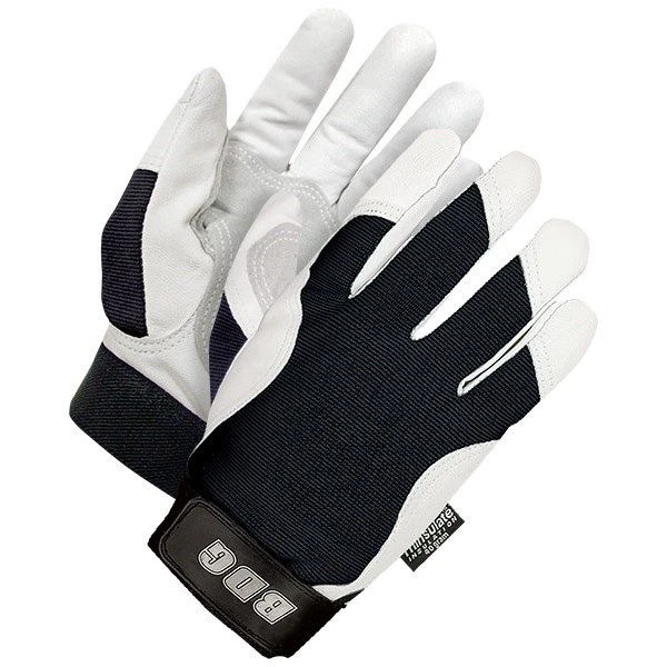 Bob Dale 20-9-816B Black Thinsulate C-40 Lined Mechanics Glove W/ Goatskin Leather Palm 1 Bob Dale 20-9-816B Black Thinsulate C-40 Lined Mechanics Glove W/ Goatskin Leather Palm