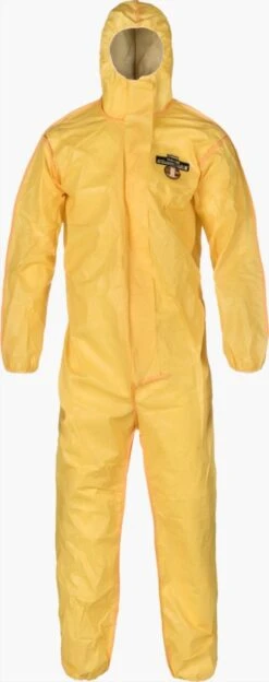 Lakeland C1B428Y ChemMax 1 Bound Seam Coverall - Attached Hood, Elastic Wrists And Ankles