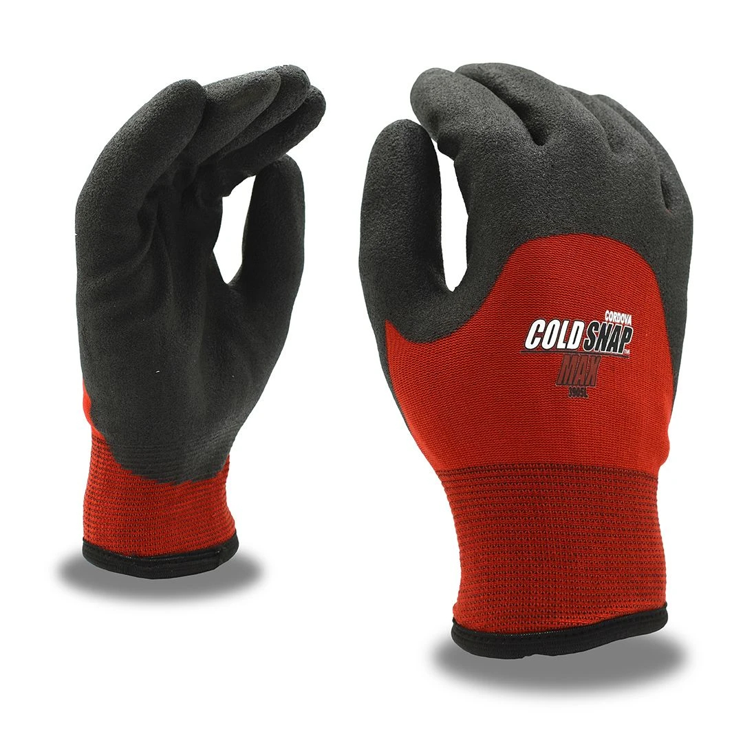 Cordova 3905 Cold Snap Max A3 Thermal Lined Nylon Glove PVC Foam Palm 1 Cordova 3905 Cold Snap Max A3 Thermal Lined Nylon Glove PVC Foam Palm