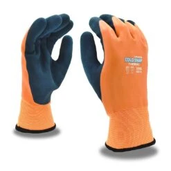 Cordova 3988 Cold Snap Thermo Acrylic Lined Hi-Vis Polyester Glove Fully Coated Sandy Latex