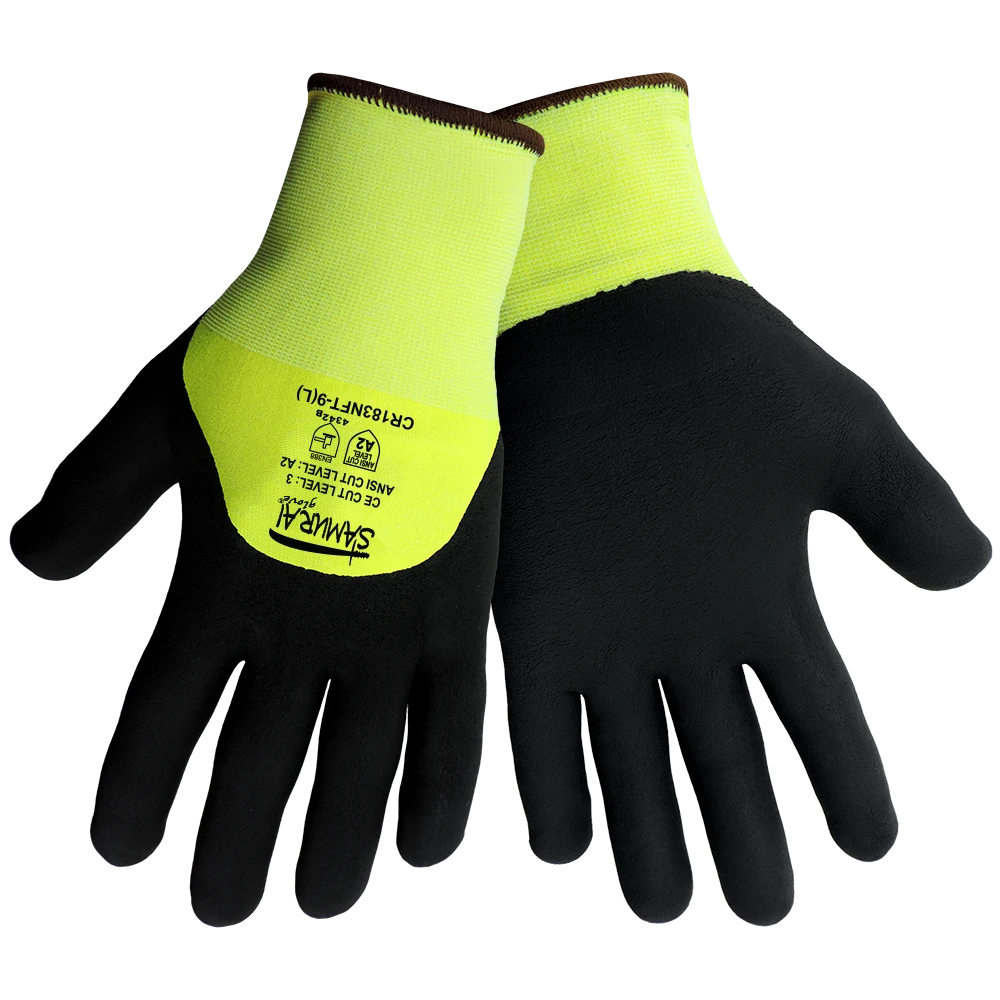 Global CR183NFT Samurai A2 Coated Nitrile Foam Glove 1 Global CR183NFT Samurai A2 Coated Nitrile Foam Glove