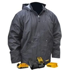 DEWALT DCHJ076ABD1 Men's Heated Heavy Duty Work Coat