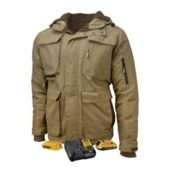 DEWALT DCHJ091D1 Men's Heavy Duty Ripstop Heated Jacket Kitted