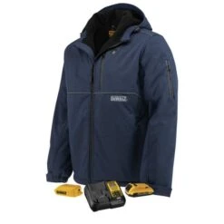 DEWALT DCHJ101D1 Men's Heated Soft Shell Jacket Kitted Navy