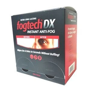 Fogtech FTBXD100 DX Instant Anti-Fog Wipes 100 Count 1 Fogtech FTBXD100 DX Instant Anti-Fog Wipes 100 Count