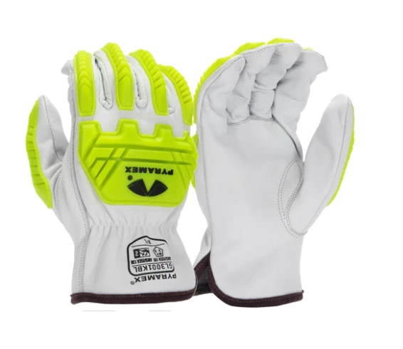 Pyramex GL3001KB Premium Goatskin Leather Driver Level 2 Impact Gloves (Dozen) 1 Pyramex GL3001KB Premium Goatskin Leather Driver Level 2 Impact Gloves (Dozen)