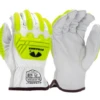 Pyramex GL3002CKB Premium Goatskin Leather Driver Para-Aramid A4 Cut Level 2 Impact Glove (Dozen)