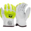 Pyramex GL3006CKB Premium Goatskin Leather Driver HPPE A5 Cut Level 2 Impact (Dozen)