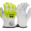 Pyramex GL3008CKB Premium Goatskin Leather Driver HPPE A7 Cut Level 2 Impact Glove (Dozen)