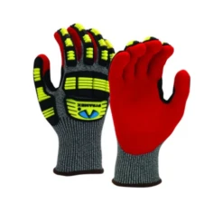 Pyramex GL609C Nitrile Sandy A6 Cut Level 2 Impact Gloves (Dozen)