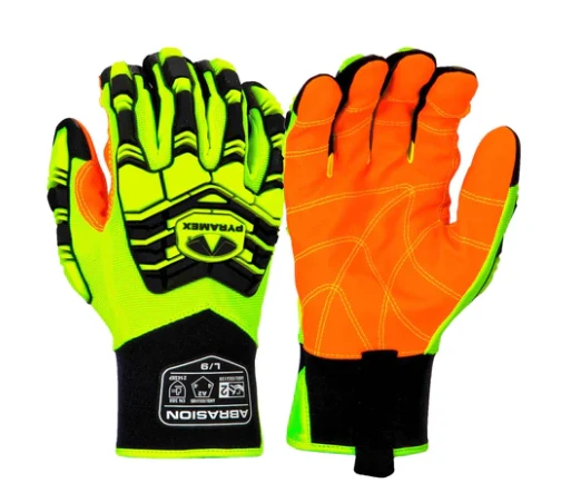 Pyramex GL806HT - Synthetic Leather PVC Palm Level 2 Impact Gloves (Dozen) 1 Pyramex GL806HT - Synthetic Leather PVC Palm Level 2 Impact Gloves (Dozen)
