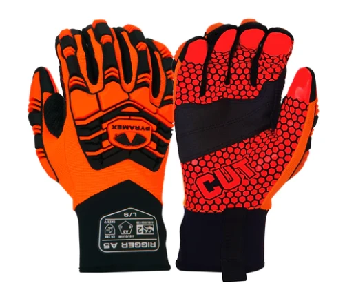 Pyramex GL807CHT Synthetic Leather Silicone Palm A5 Cut Level 2 Impact (Dozen) 1 Pyramex GL807CHT Synthetic Leather Silicone Palm A5 Cut Level 2 Impact (Dozen)
