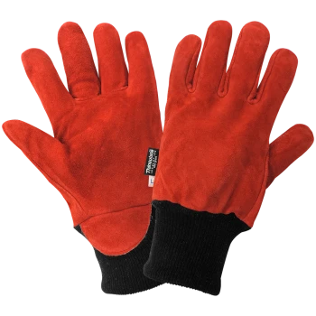 Global 624 Economy Split Cowhide Leather Freezer Gloves 1 Global 624 Economy Split Cowhide Leather Freezer Gloves