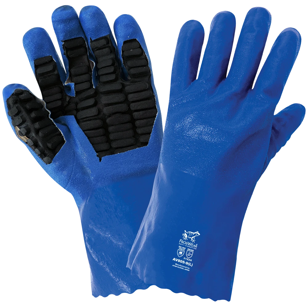 Global AV805 FrogWear Anti-Vibration Chemical Handling Gloves 2 Global AV805 FrogWear Anti-Vibration Chemical Handling Gloves - Image 2