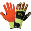 Global CIA995MFV Vise Gripster High-Vis A5 Cut Resistant Nitrile Coated Impact Gloves