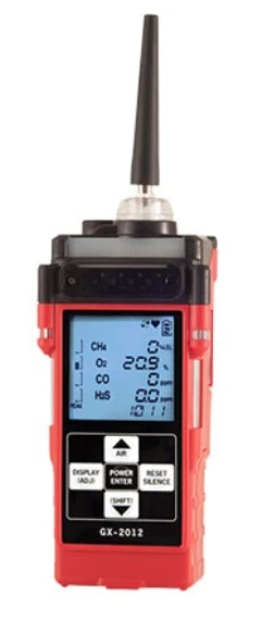 RKI 72-0290-22A GX-2012 Confined Space Multi-Gas Monitor