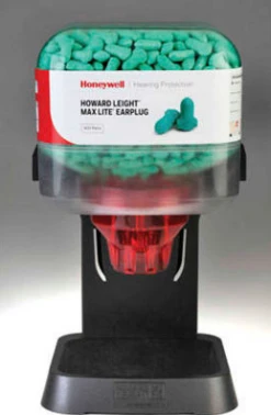 Howard Leight By Honeywell HL400-LPF-INTRO MAX Lite Disposable Foam Earplugs Intro-pack Dispenser NRR 30 DB