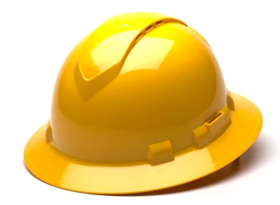 Pyramex HP54130V Ridgeline Yellow Full Brim Vented Hard Hat 1 Pyramex HP54130V Ridgeline Yellow Full Brim Vented Hard Hat
