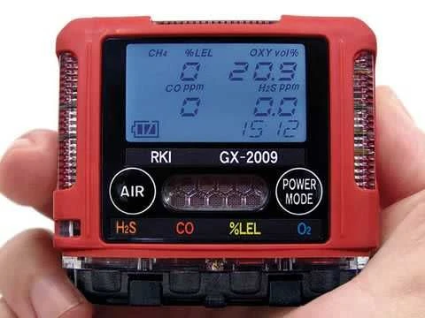 RKI GX-2009 72-0314RKC Portable Multi Gas Detector Monitor 220 VAC Charger 2 RKI GX-2009 72-0314RKC Portable Multi Gas Detector Monitor 220 VAC Charger - Image 2