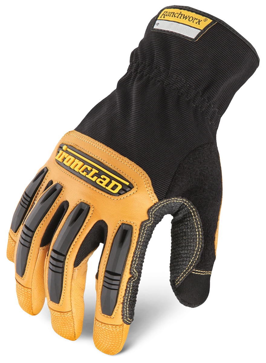 Ironclad RWG2 Ranchworx Leather Impact Glove 2 Ironclad RWG2 Ranchworx Leather Impact Glove - Image 2