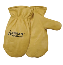 Kinco 1930 Axeman Lined Ultra Suede Leather Mitts