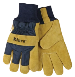 Kinco 1926KW Thermal Lined Pigskin Leather Gloves W/ Knit Wrist