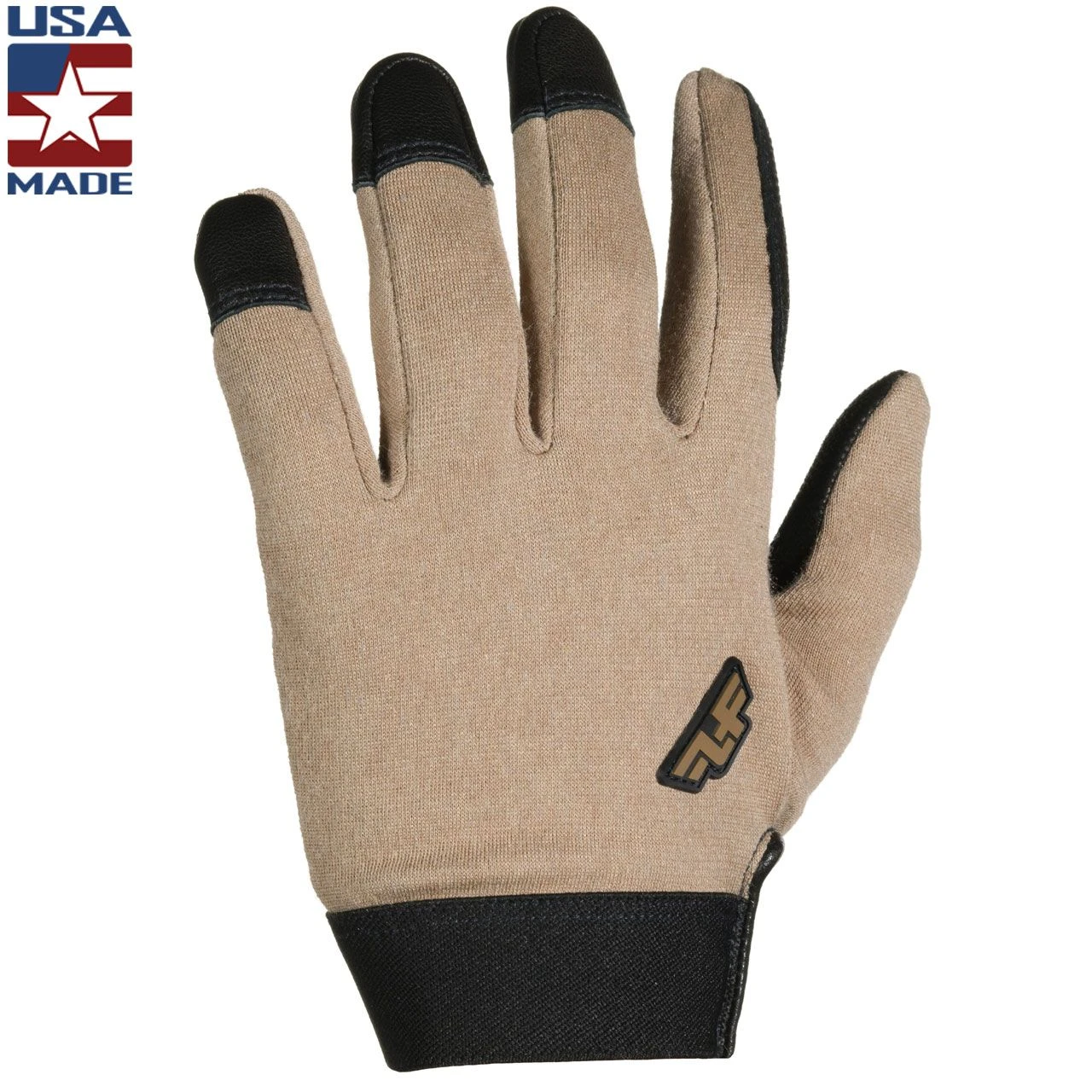 Line Of Fire Coyote Fire Resistant Nomex Scout Glove W/ Goatskin Leather Palm 1-TS-SCT-CYT 2 Line Of Fire Coyote Fire Resistant Nomex Scout Glove W/ Goatskin Leather Palm 1-TS-SCT-CYT - Image 2