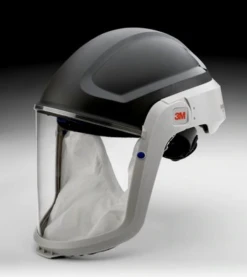 3M Versaflo Respiratory Hard Hat Assembly M-305, With Standard Visor And Faceseal